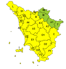 Pioggia e temporali, resta il codice giallo di allerta su quasi ...